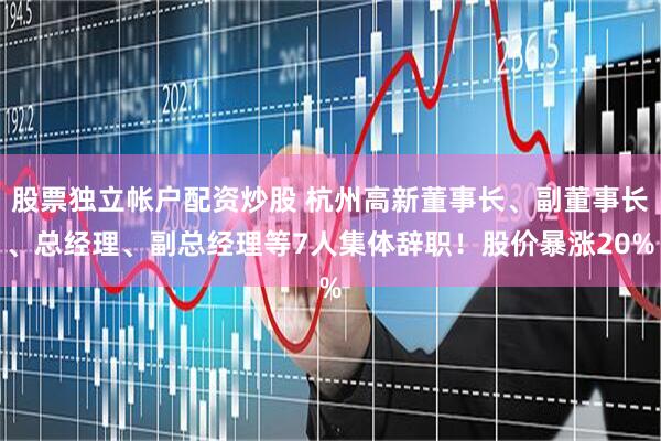 股票独立帐户配资炒股 杭州高新董事长、副董事长、总经理、副总经理等7人集体辞职！股价暴涨20%